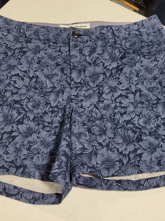 Amazon Essentials Pants - Amazon Essentials Blue Floral Women's Shorts